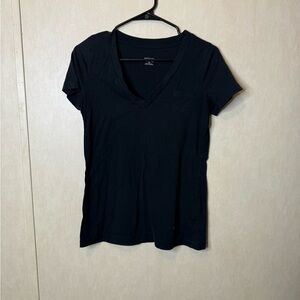 Mossimo Supply Co. Black Short Sleeve V-Neck Tee